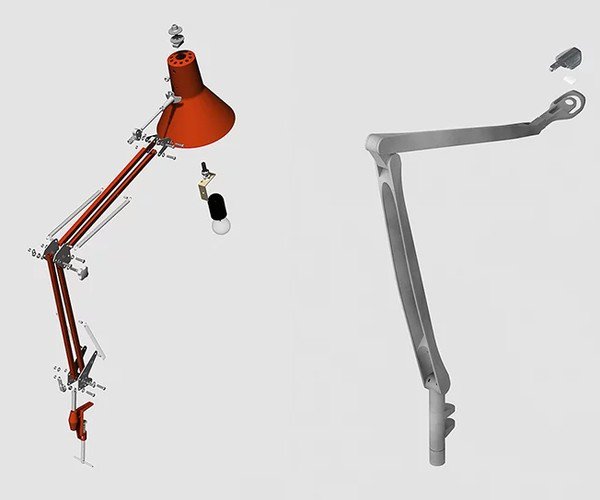 3D打印又回來了:世界首款全3D打印折疊燈 3D打印又回來了:世界首款全3D打印折疊燈